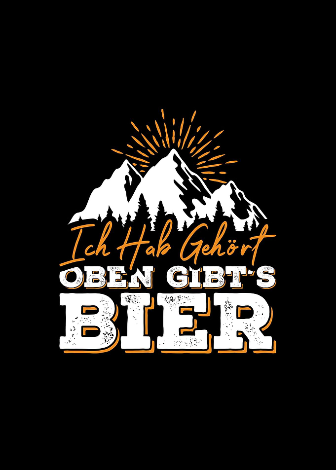Skifahren Bier Ski
