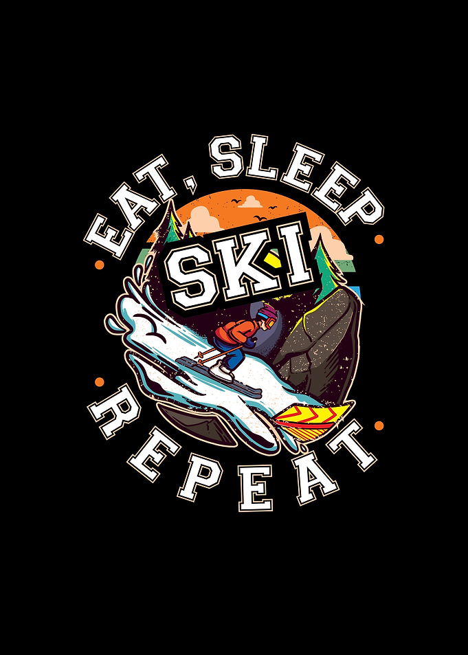 Eat Sleep Ski Repeat