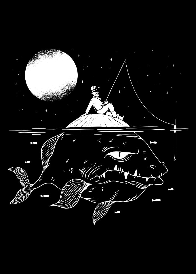 Gigant Fish Kreativ Kunst