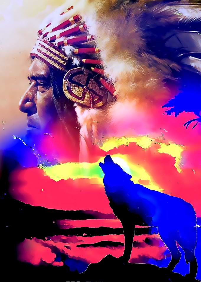 india and imaginary wolf