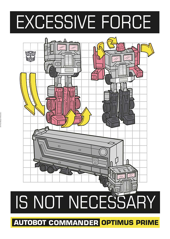 Excessive force is not necessary