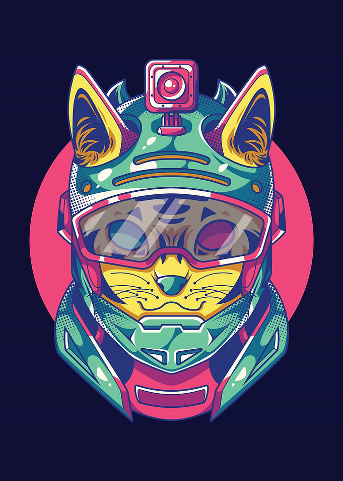 Cat Pop Art