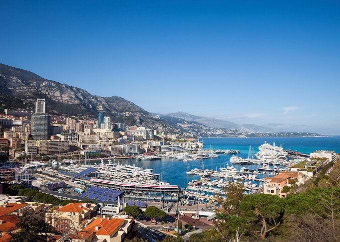 Monaco Port And Cityscape