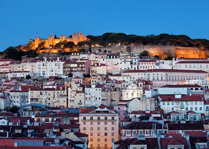 Lisbon Evening Cityscape