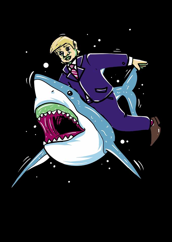 Trump On Shark
