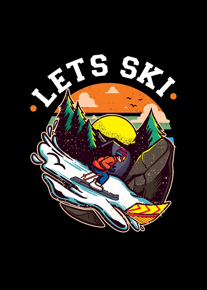Skifahrer Geschenk Opa