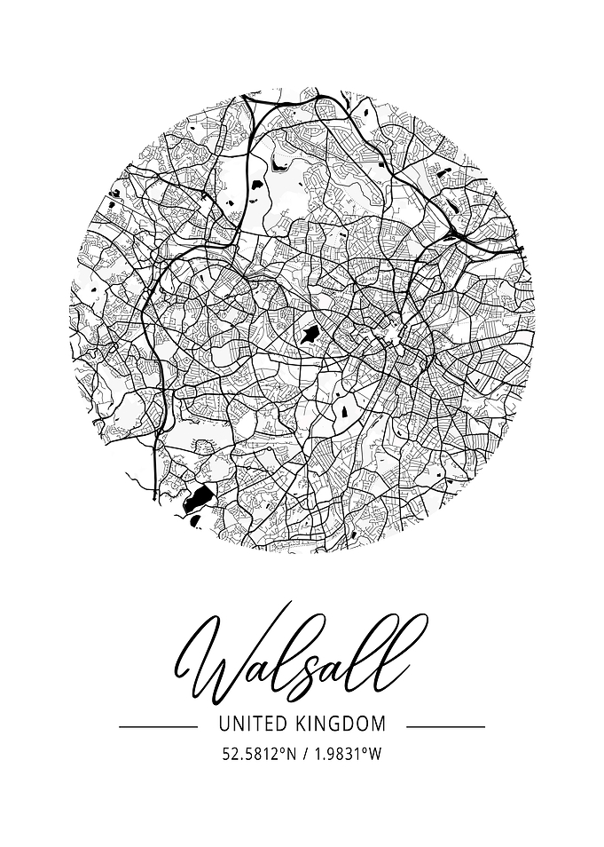 Walsall Area City Map