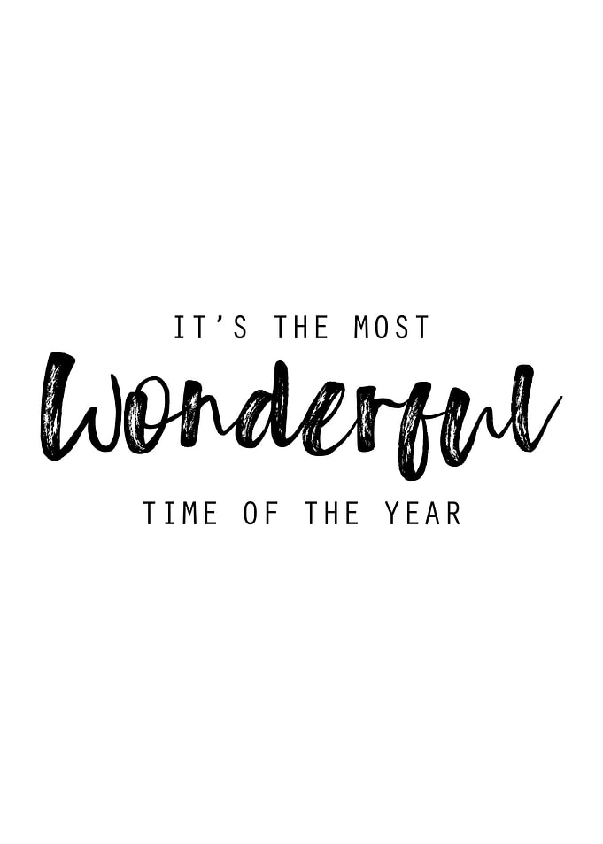 The Most Wonderful Time