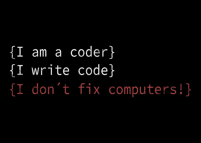 I am a coder