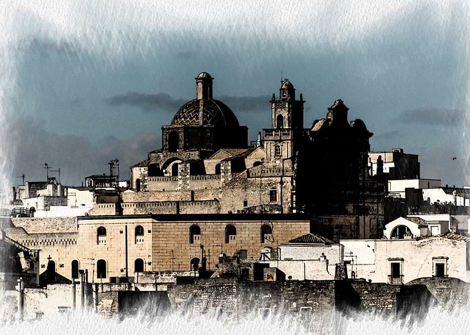 Ostuni hill summit