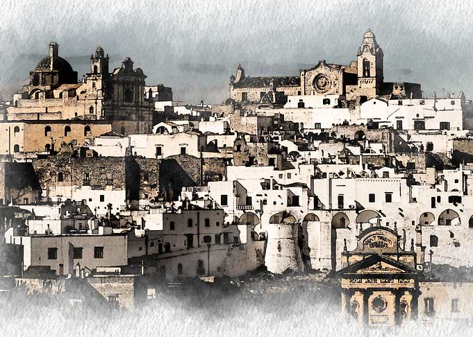 Ostuni the white