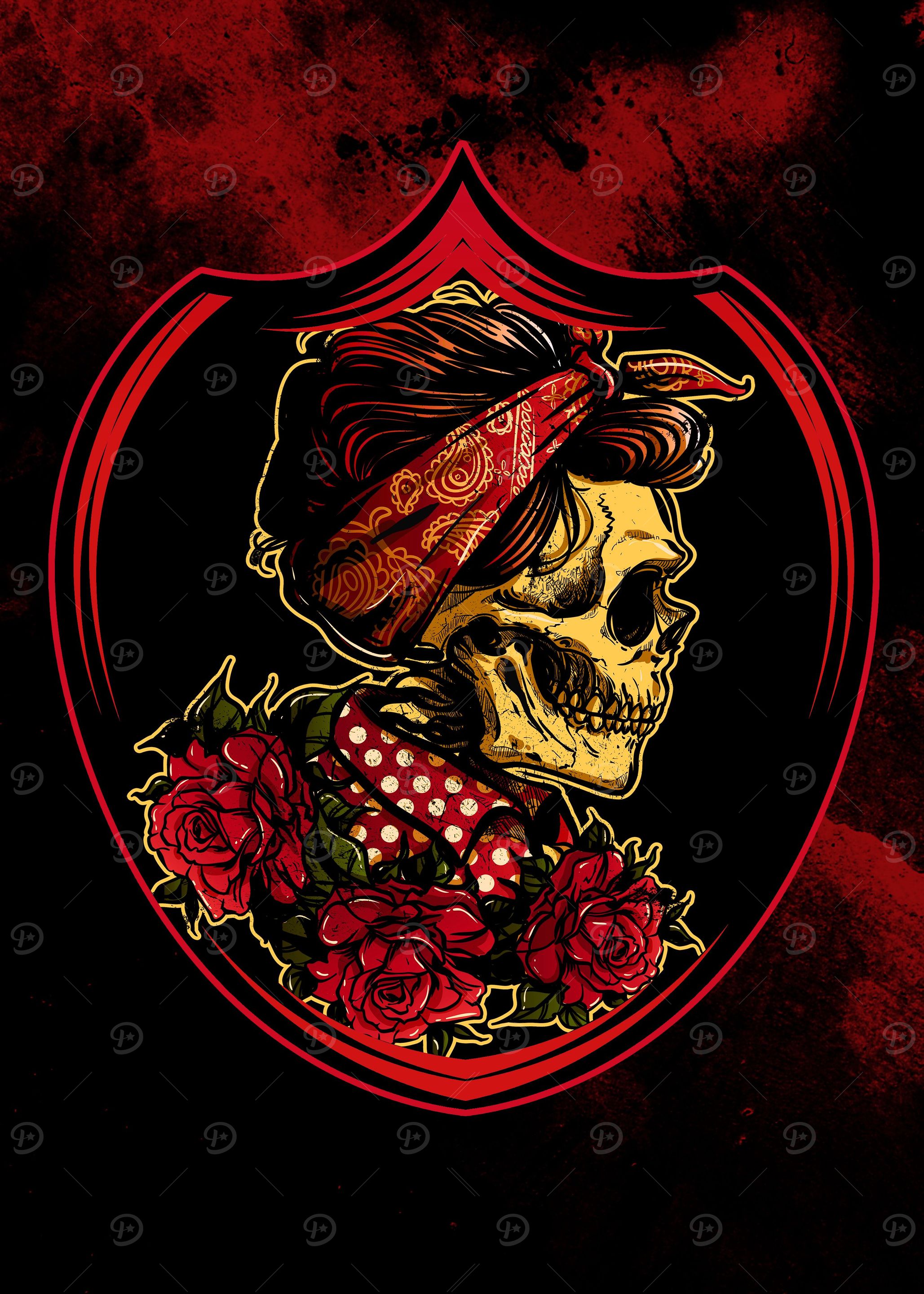 Demon Skull Gothic Devil