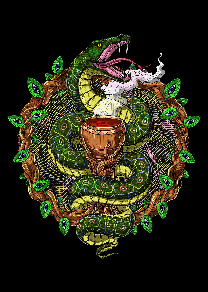 Trippy Ayahuasca Snake