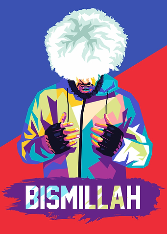 khabib praying befor fight