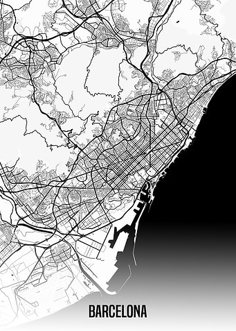 Barcelona map