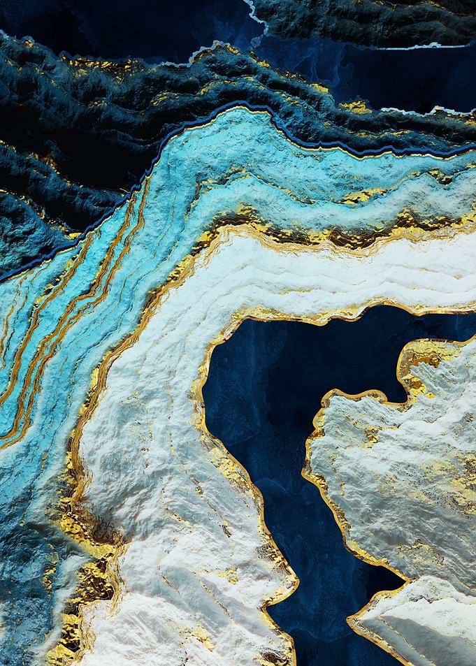 Aerial Ocean Abstract