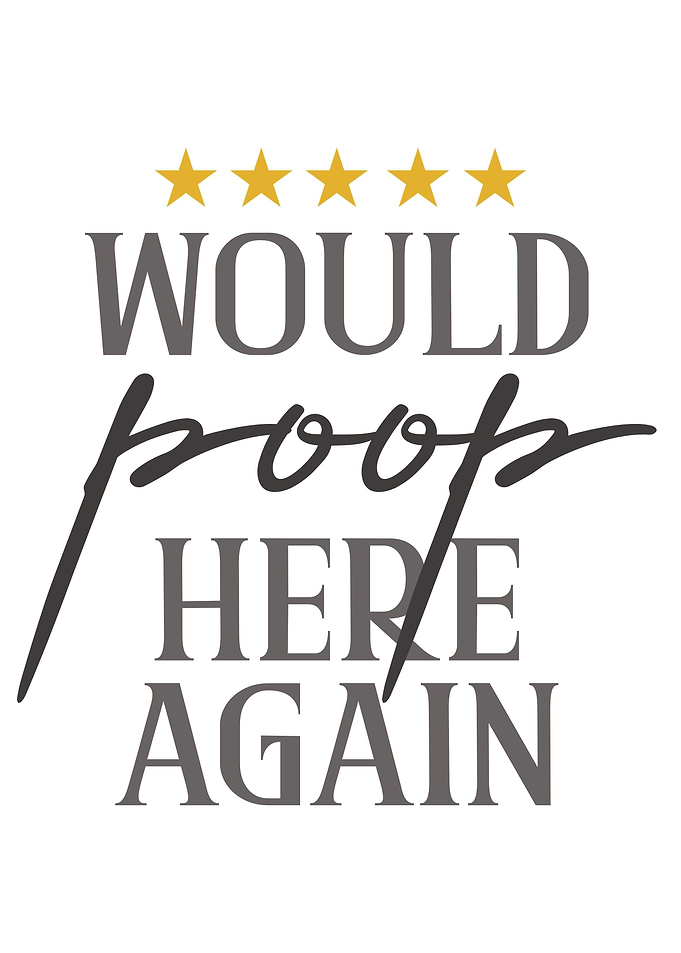 Would poop here again