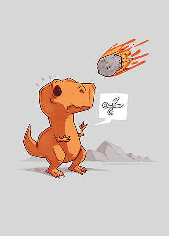 Asteroid paper scissors