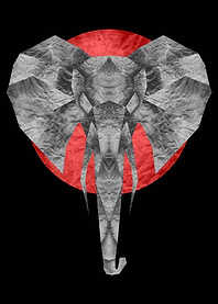 Origami elephant
