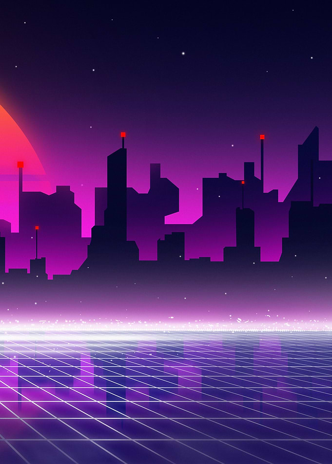 Retrowave Night City 3