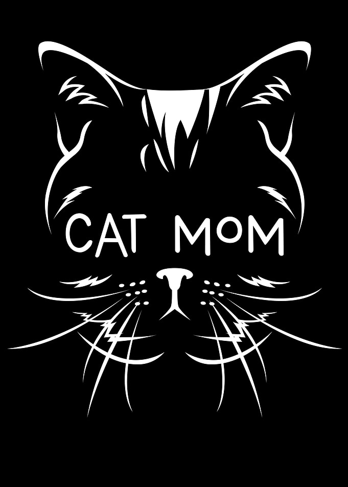 Cat Mom Cute Cat Mom