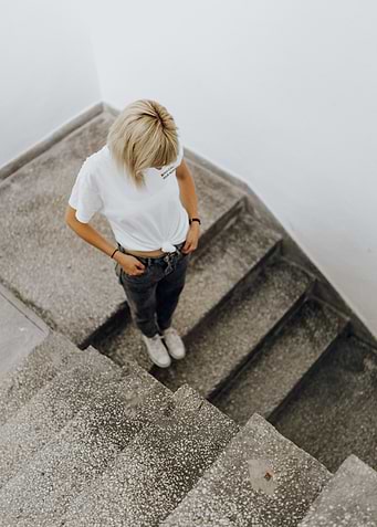 On step