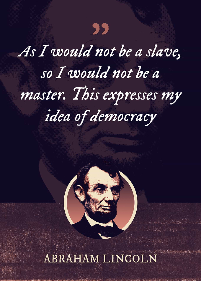 As I would not be a slave