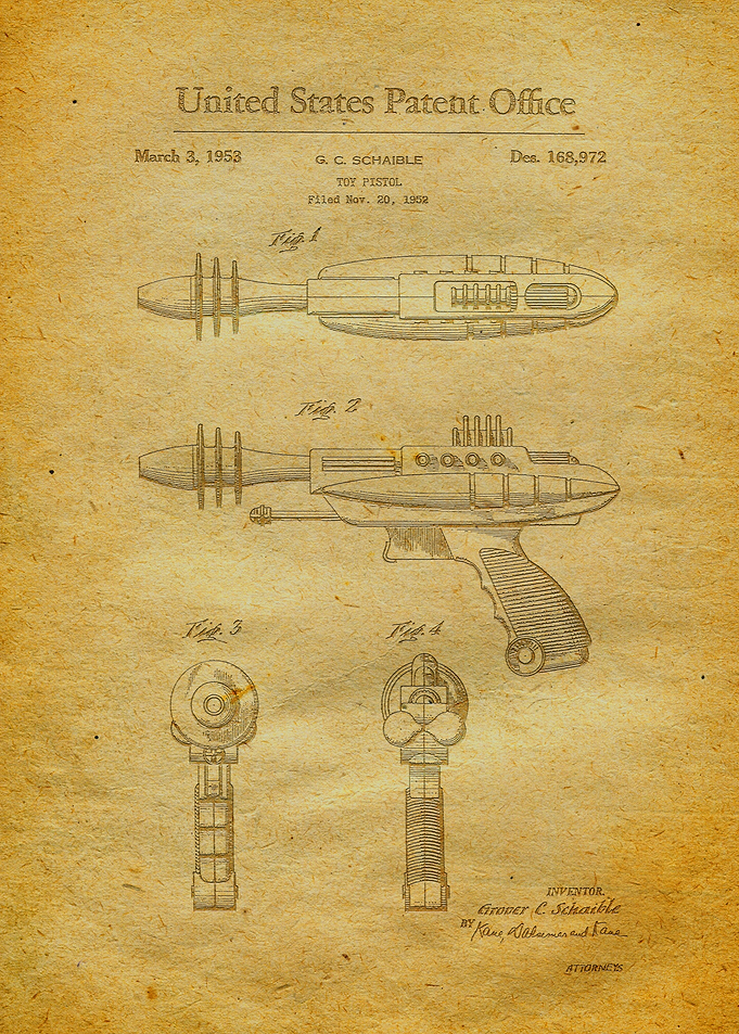 25 Laser Gun Toy Patent 1