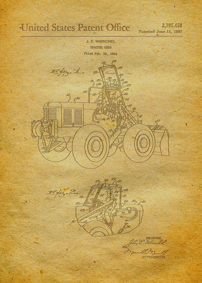 26 1957 Tractor Patent Pr