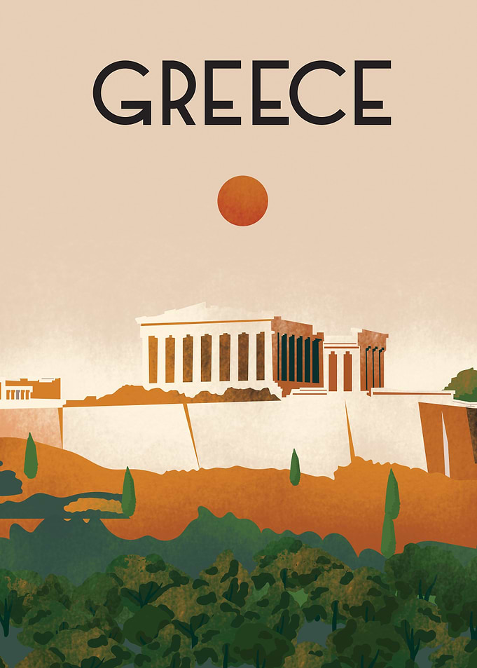 Greece Travel poster