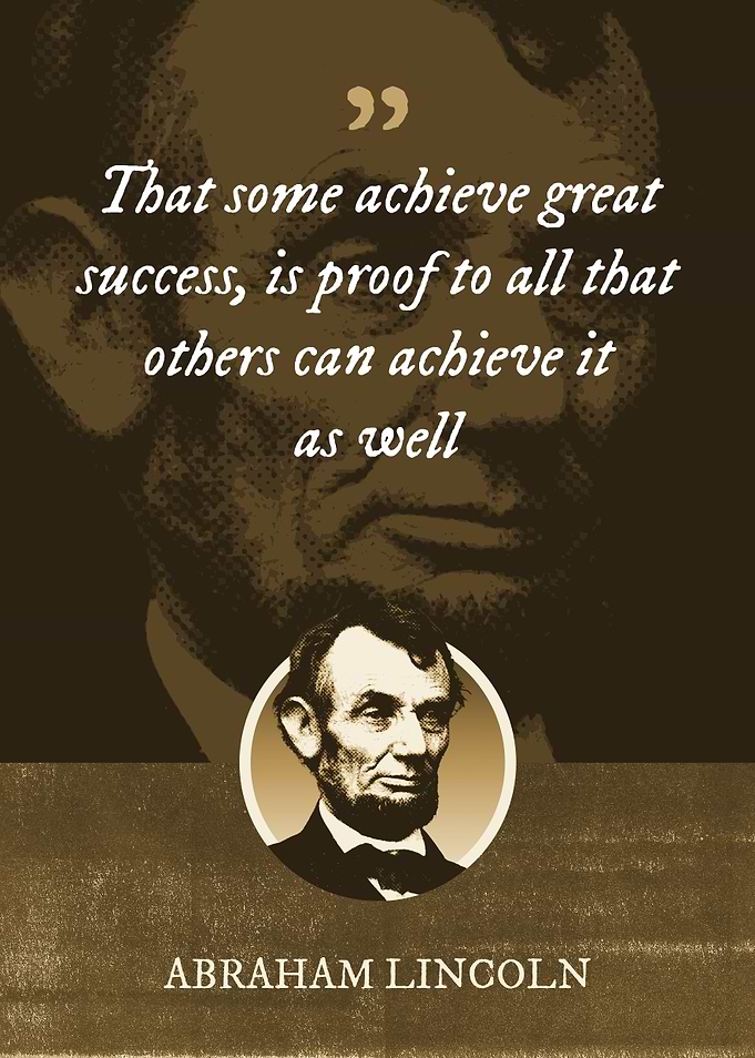 That some achieve great