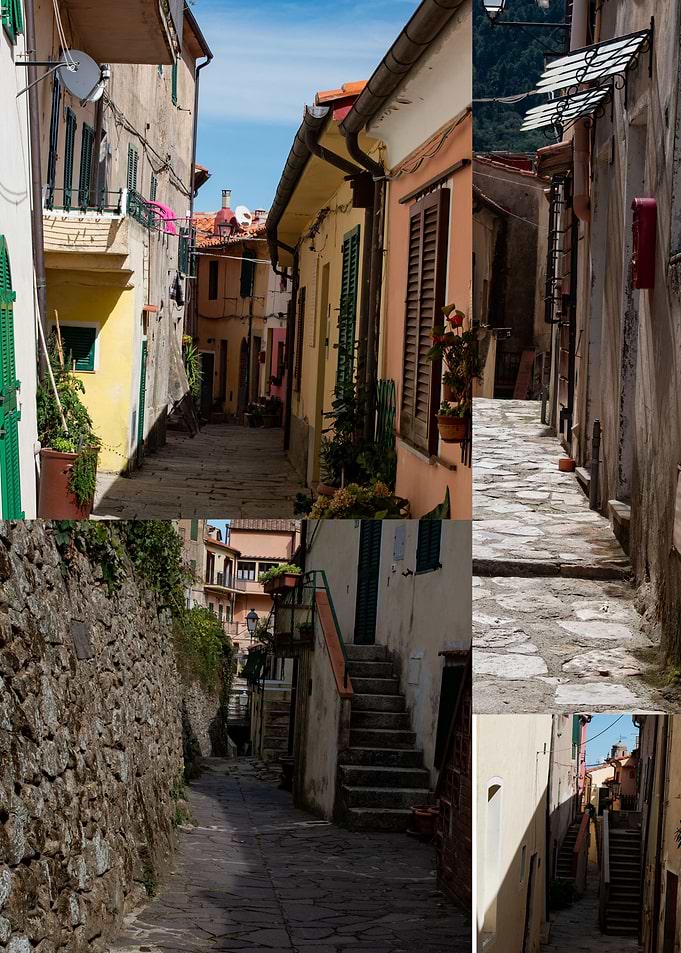 Alleyway collage