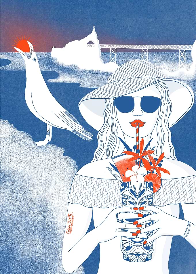 Deep Blue Seagull
