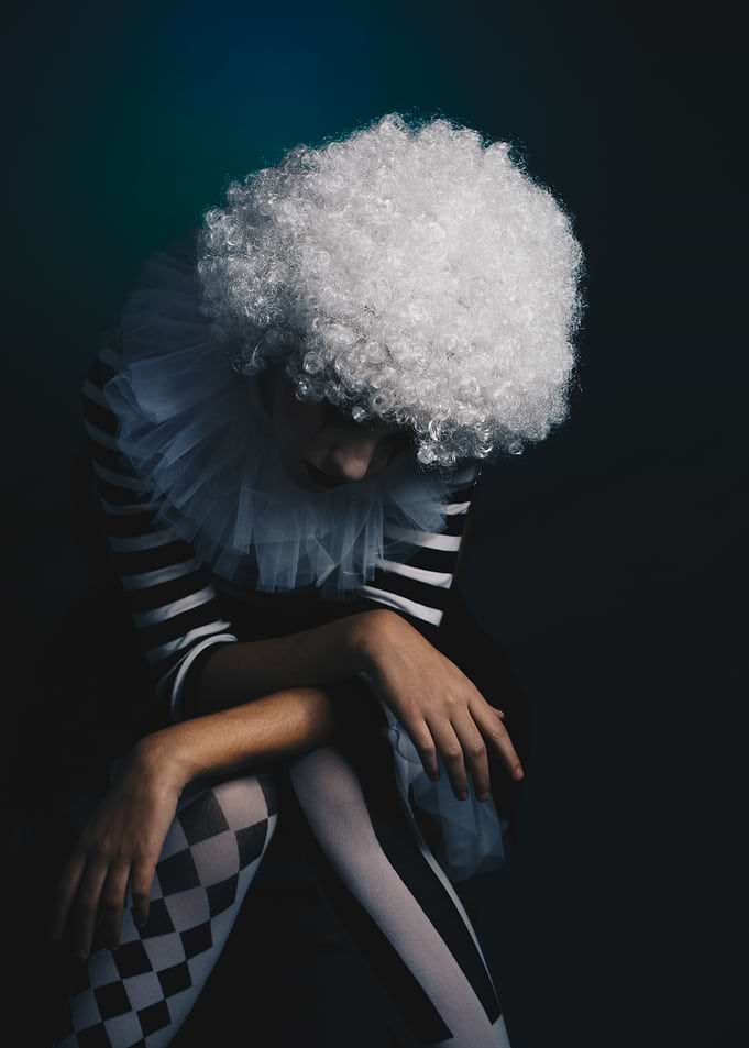 Sad clown