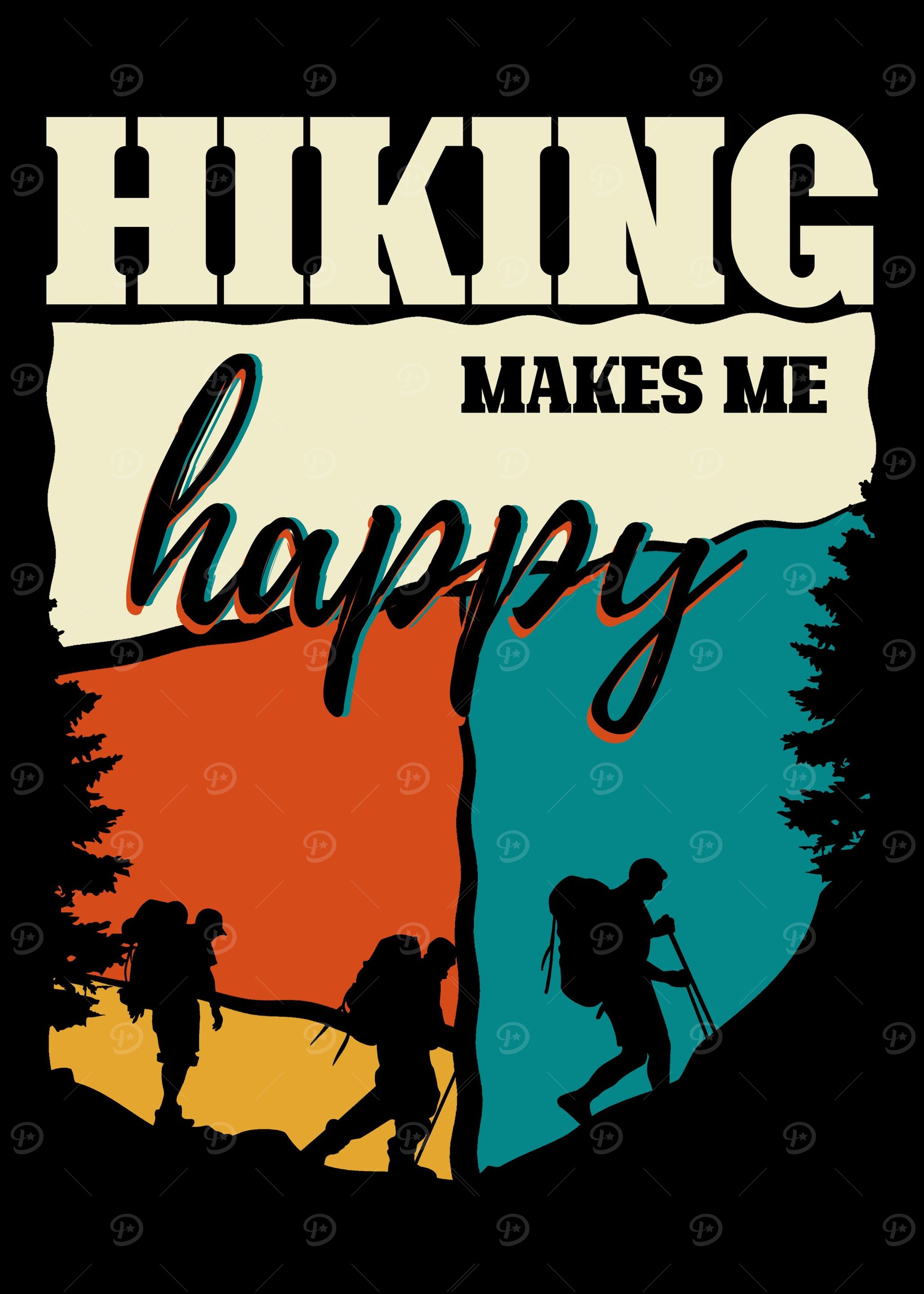 Hiking makes me happy