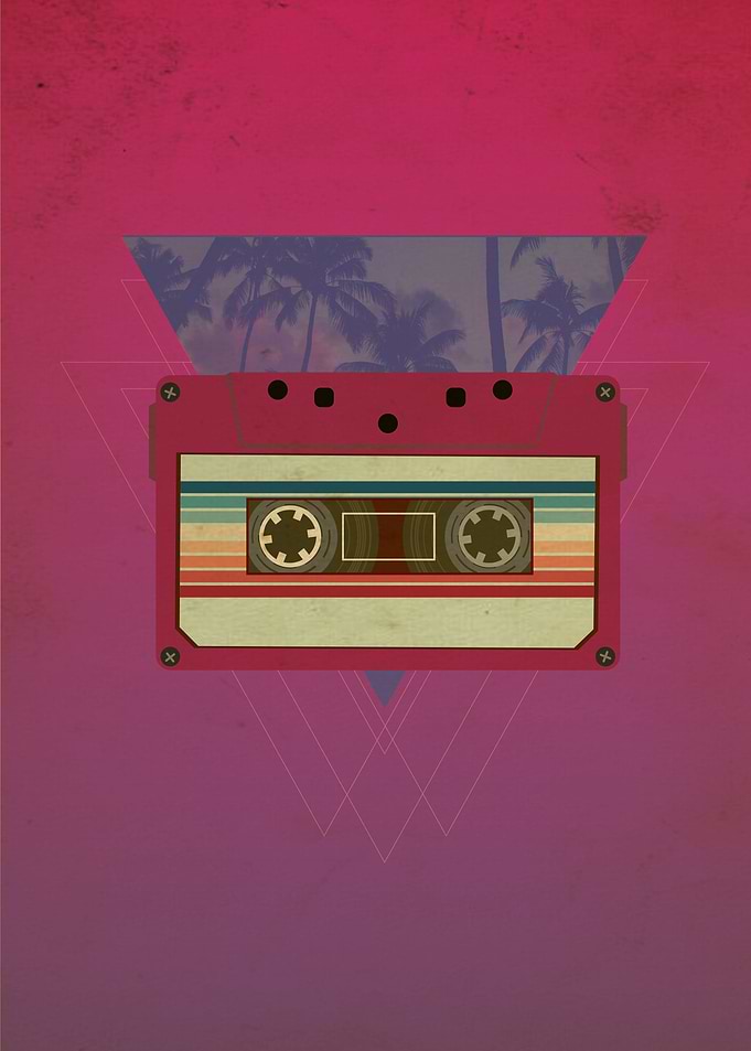 Retrowave Cassette Palm