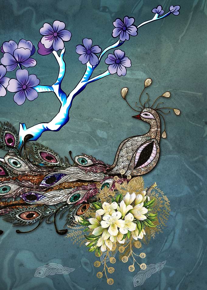 Wonderful peacock