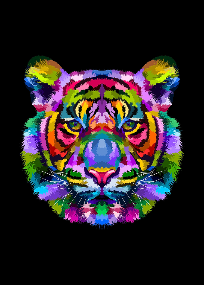 Tiger Pop Art