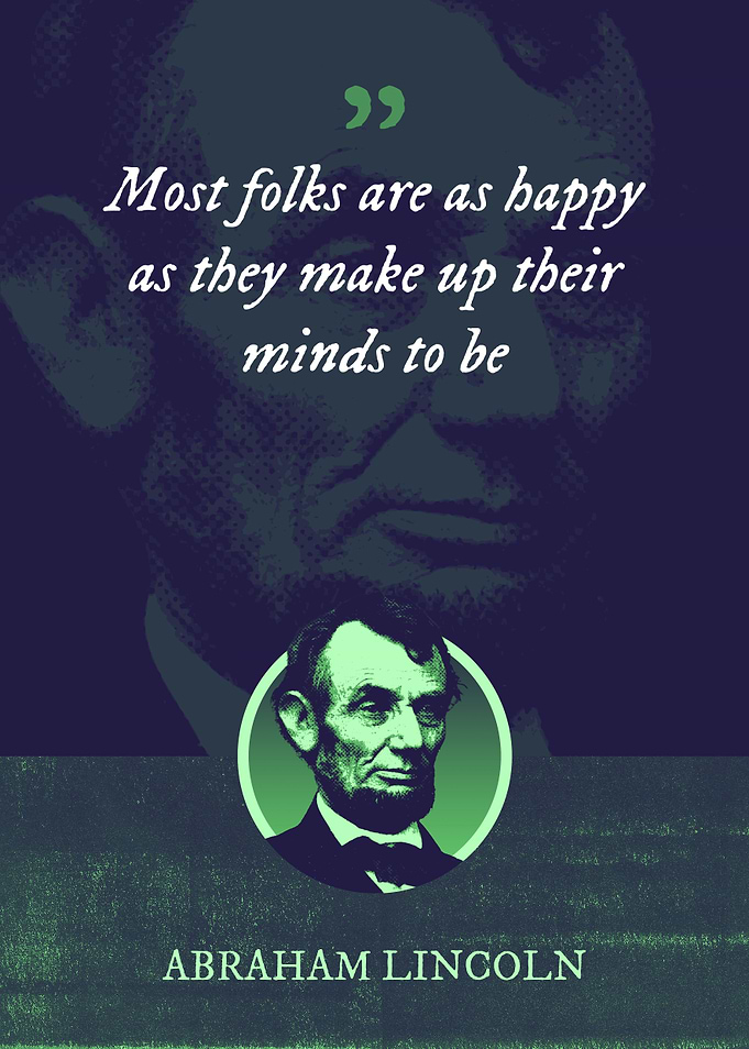 Most folks are as happy as