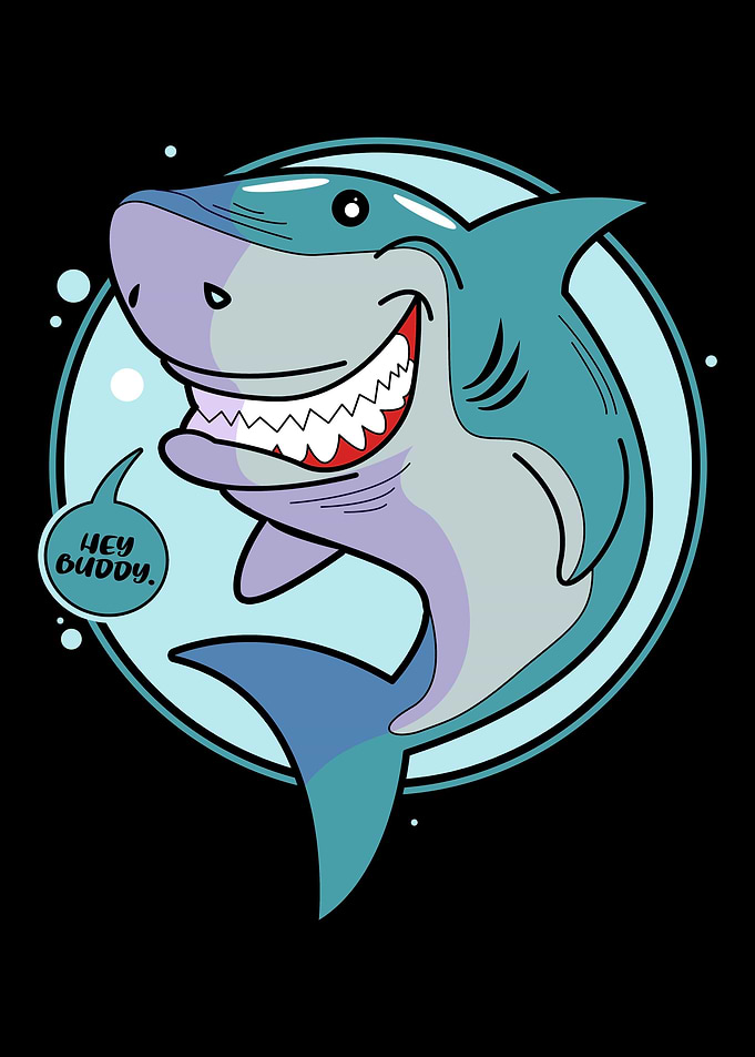Funny Shark Smile