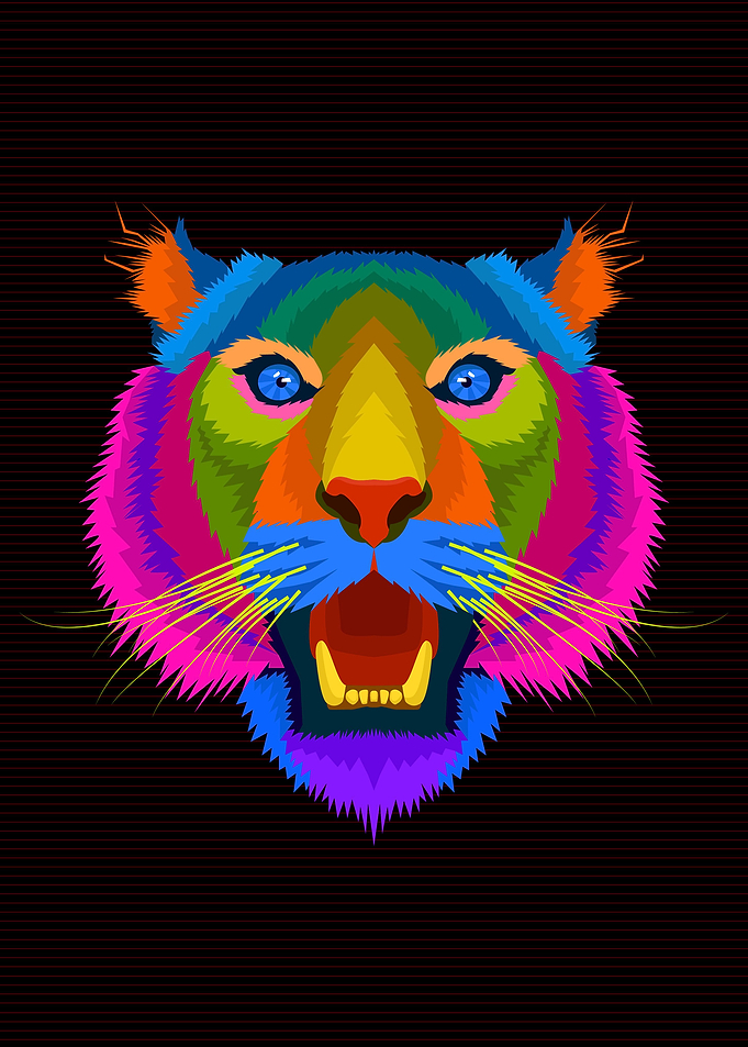 Tiger Pop Art