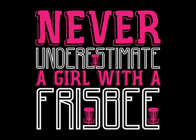 Frisbee Girl Disc Golf
