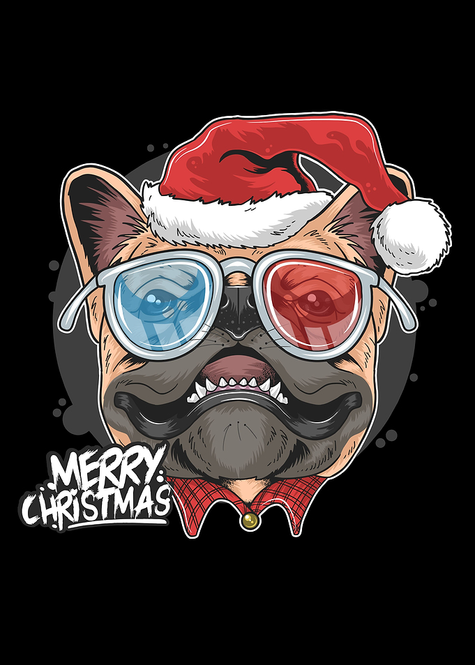Pug Dog Christmas Gift