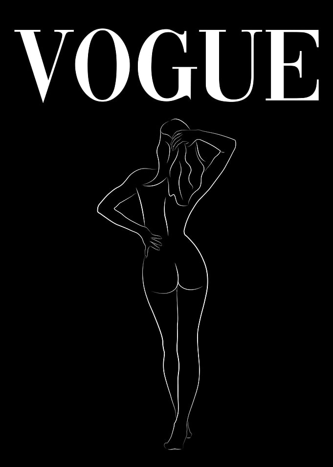 Vogue Nude Girl Woman