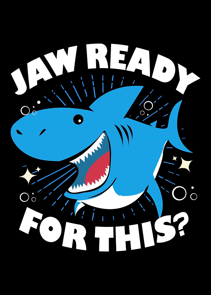 Funny Shark Jaw