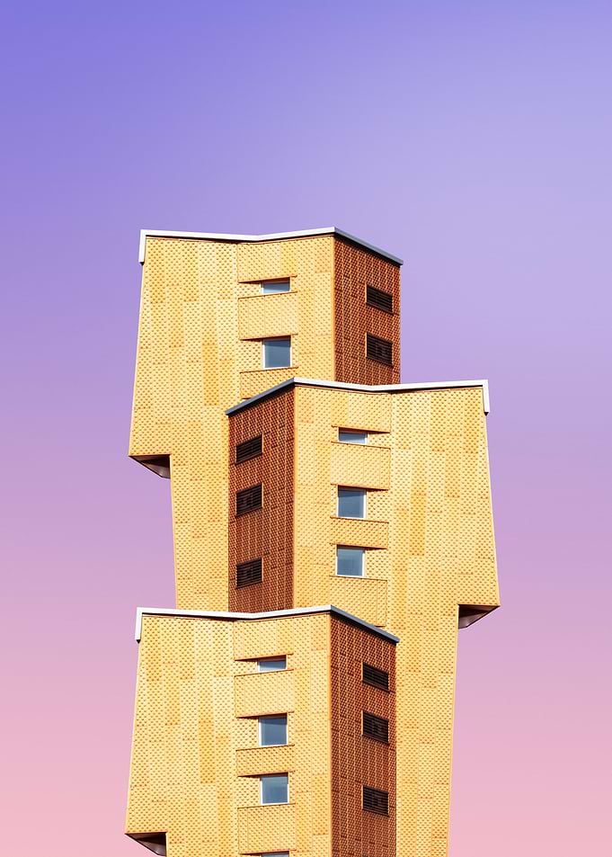 brown building