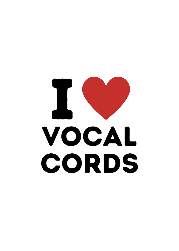 I Love Vocal cords Simple