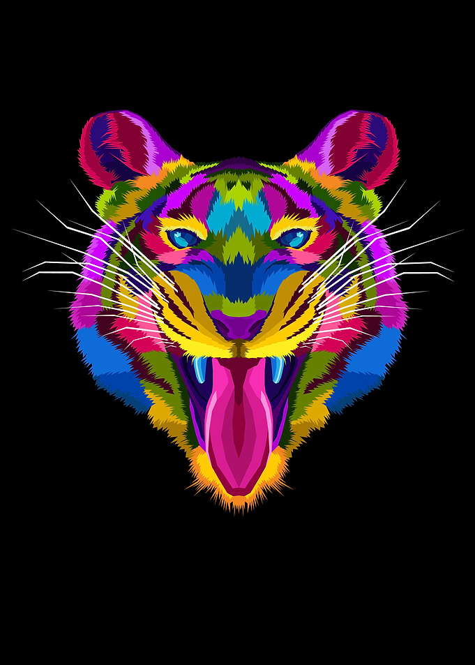 Tiger Pop Art