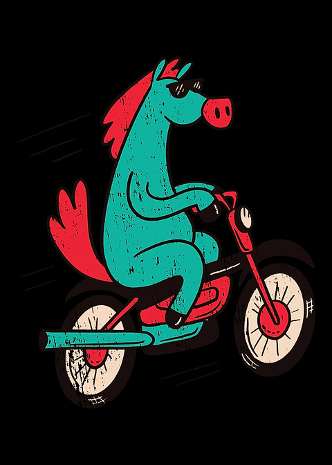 Horse with sunglasses gift