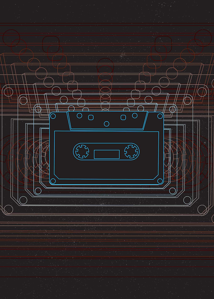 Cassette Synthwave 80s
